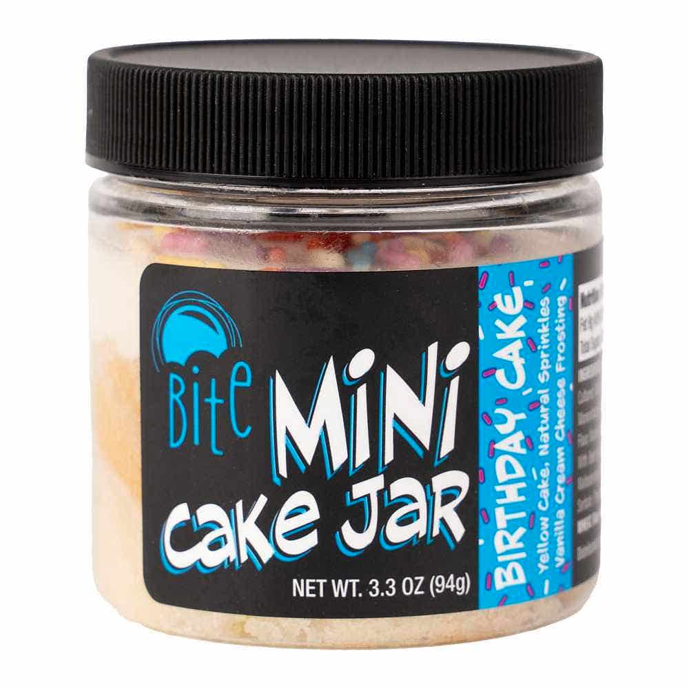 Birthday Cake Mini Cake Jar
