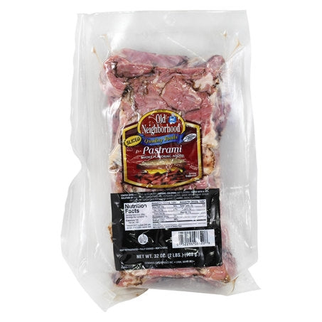Sliced Black Pastrami