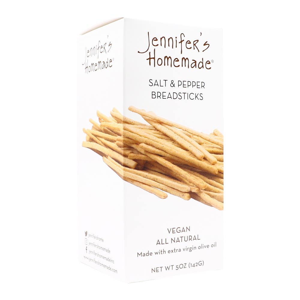 Jennifer Homemade Salt & Pepper Breadsticks