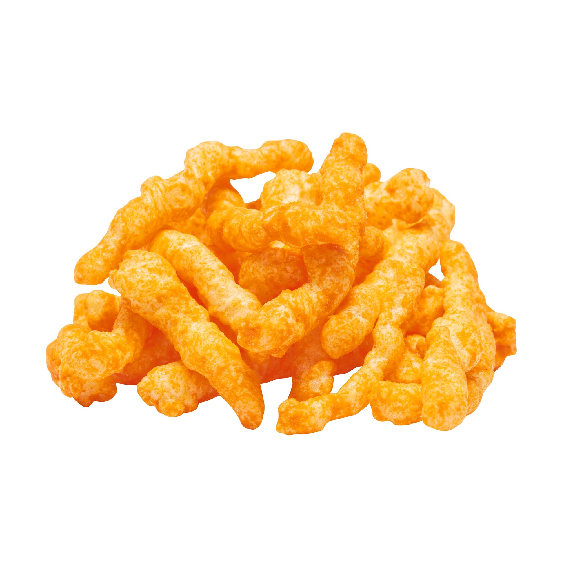 * Crunchy Cheese Flavored Snack