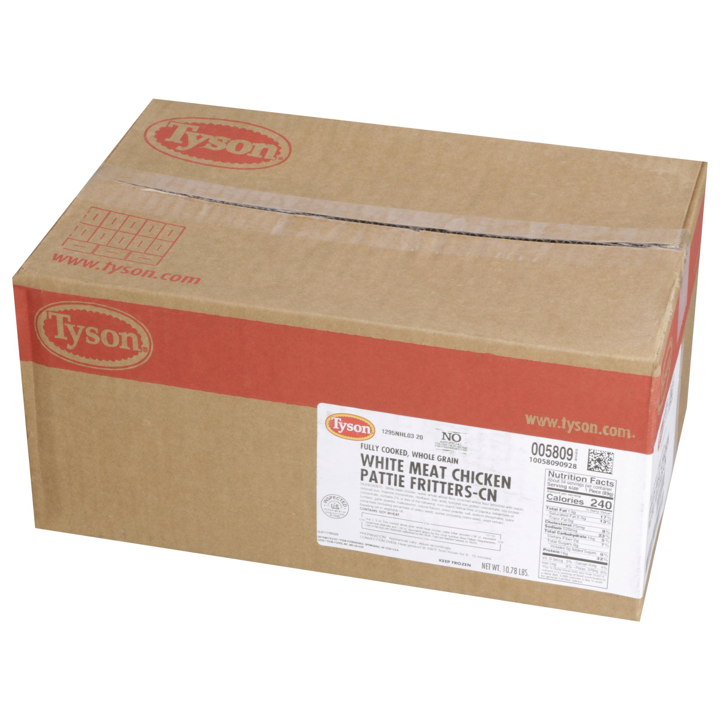 Whole Grain Chicken Patties