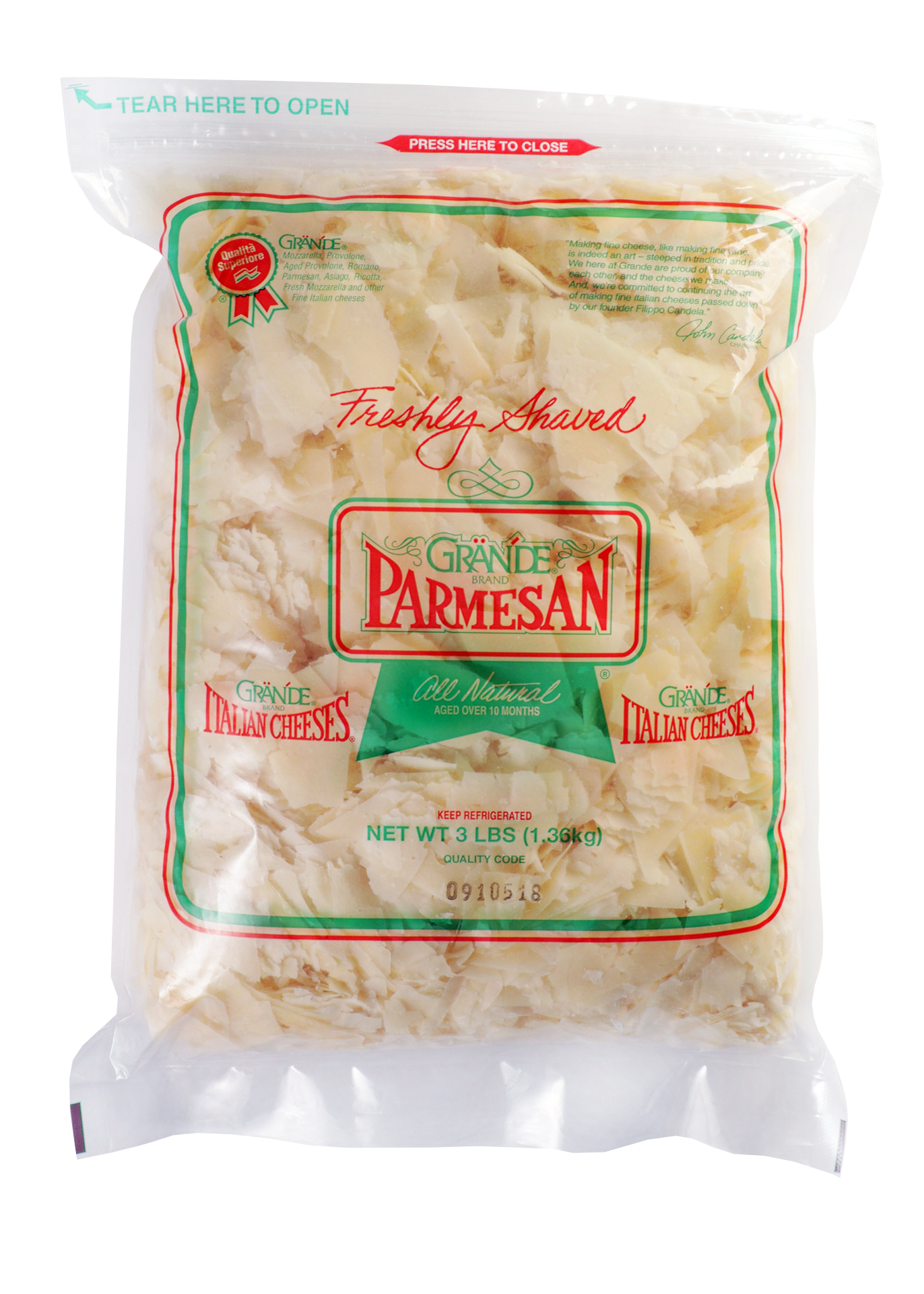 Shaved Parmesan Cheese