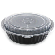 7in 24oz Black Micro Container