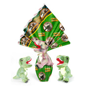 Chocolate Milk with Dinosaur Toy