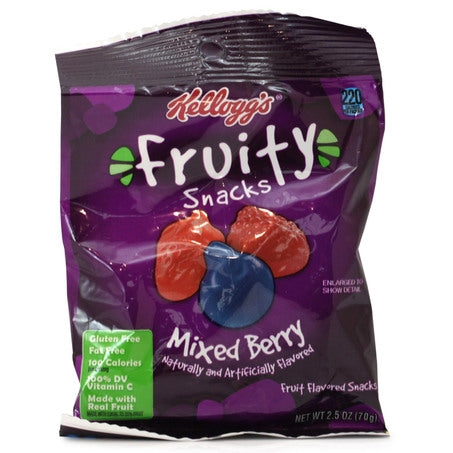 Gluten Free Mixed Berry Fruit Snack