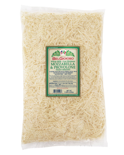 Shredded Blend Mozzarella Provolone Cheese