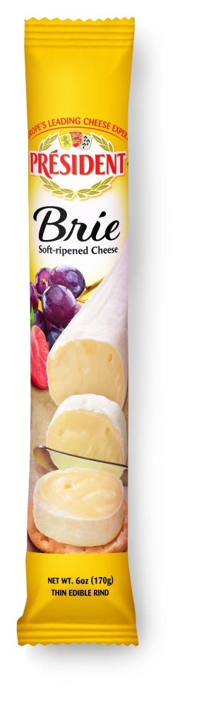 President Brie Cheese Log