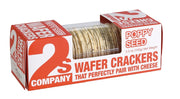 2s Company Poppy Seed Wafer Crackers 3.5 oz