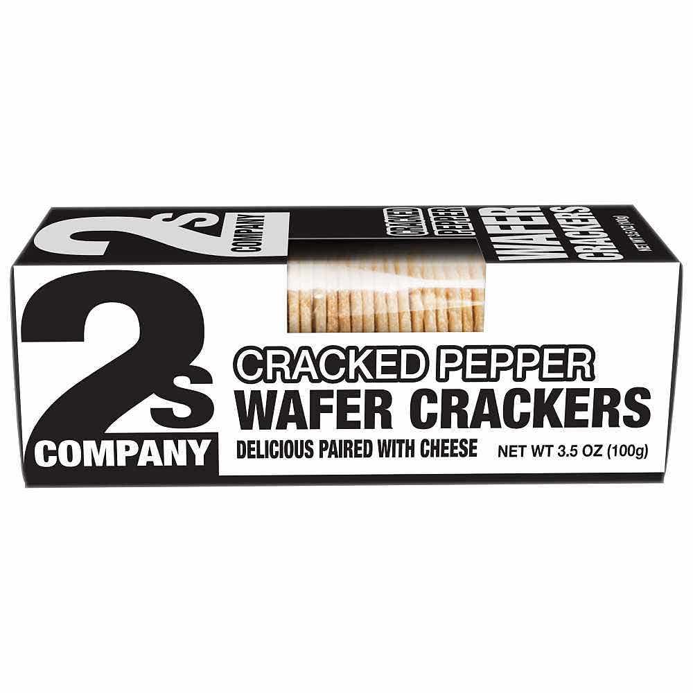 Cracked Pepper Wafer Crackers