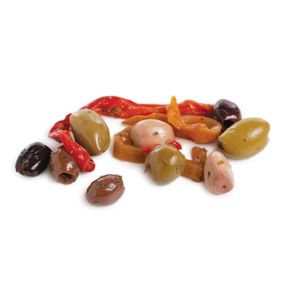Italian Olive Mix In Oil  Pitted