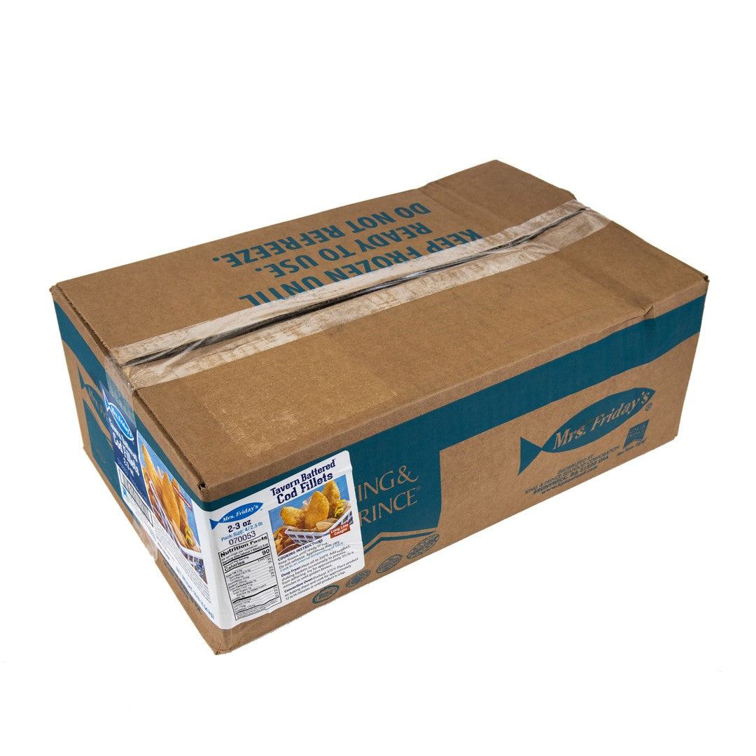 *Beer Battered Cod Fillets 2.5 oz