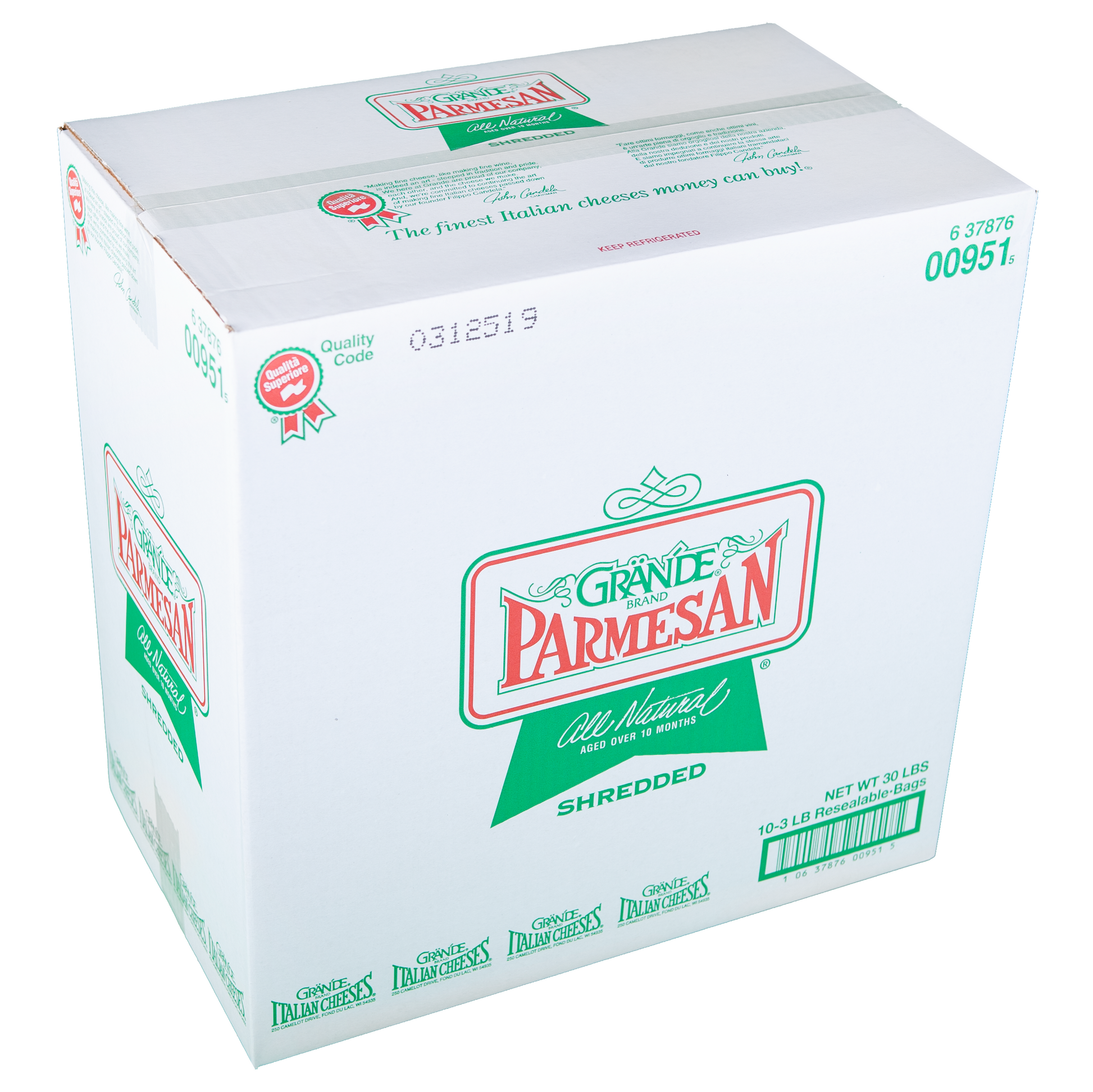 Shredded Parmesan Cheese