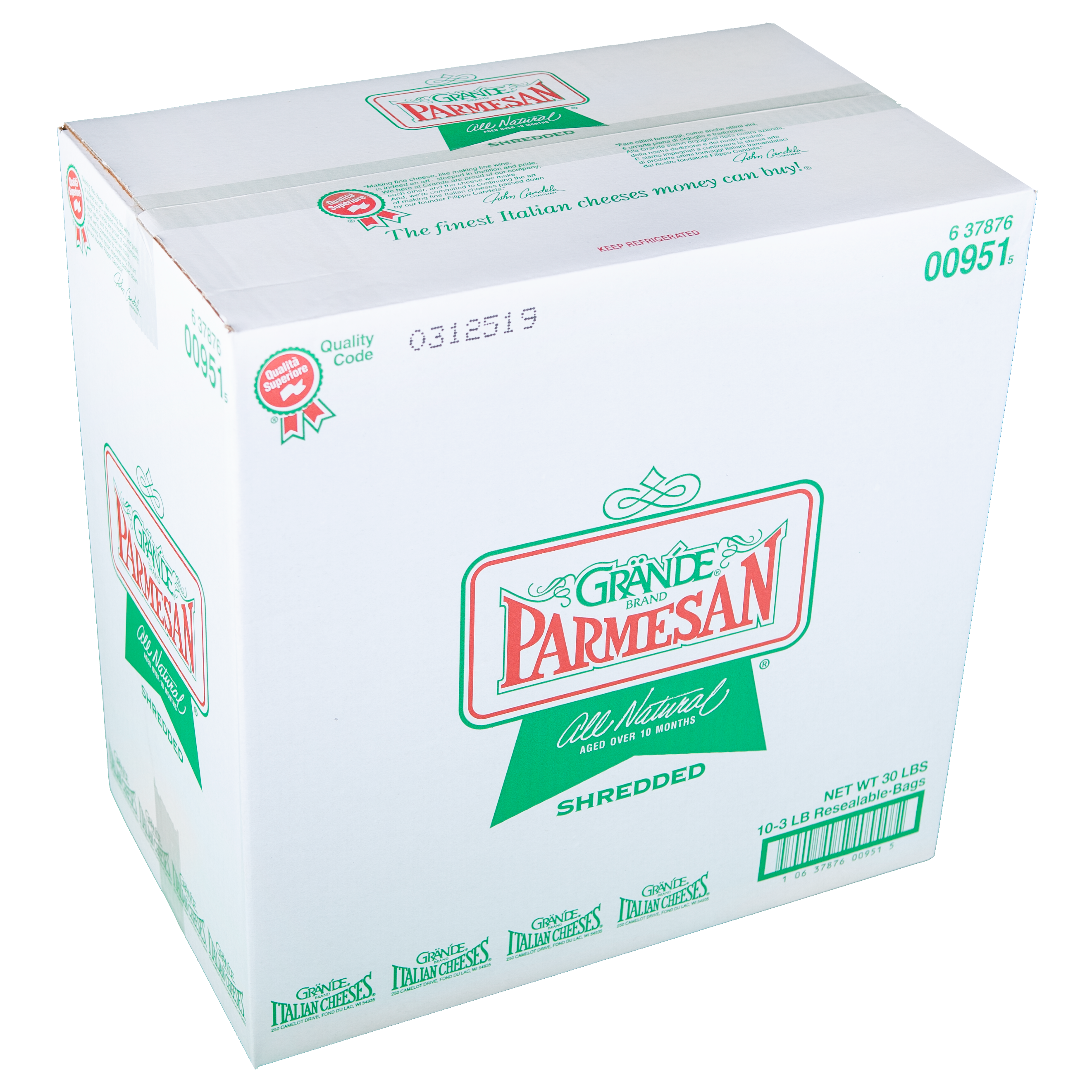 Shredded Parmesan Cheese