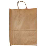 Brown Paper Shopping Bag 13x7x17