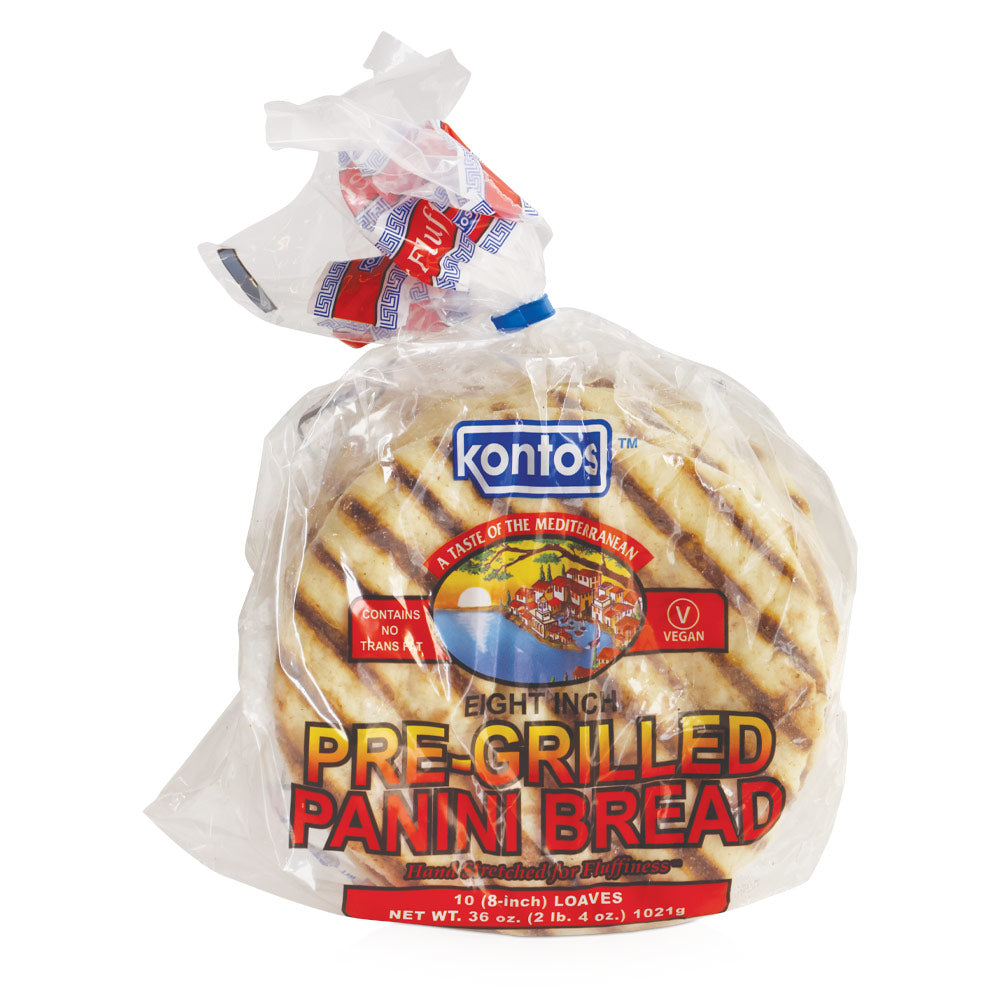 Pre-Grilled Panini Bread 8 Inch