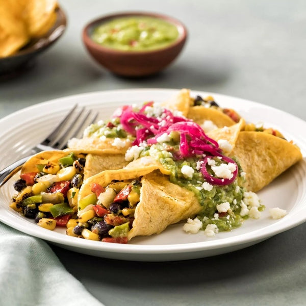 * Flame Roasted Corn and Black Bean Fiesta Blend