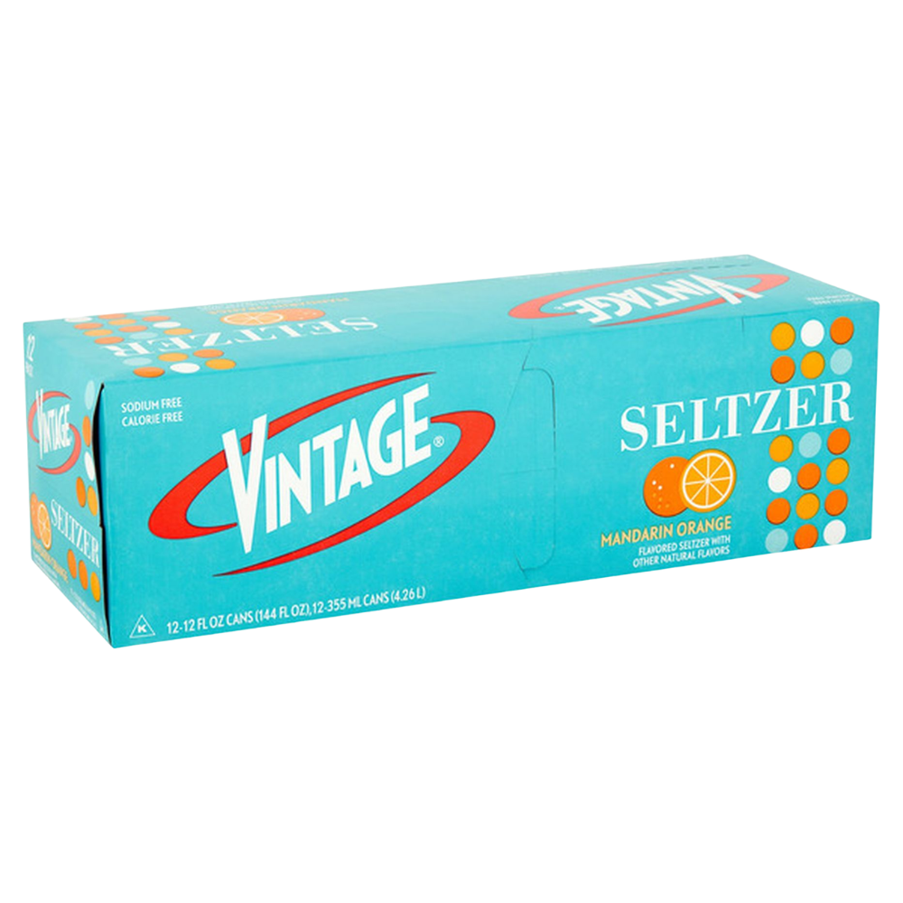 Orange Seltzer 12oz Can