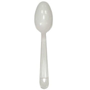 Heavy Duty White Teaspoon