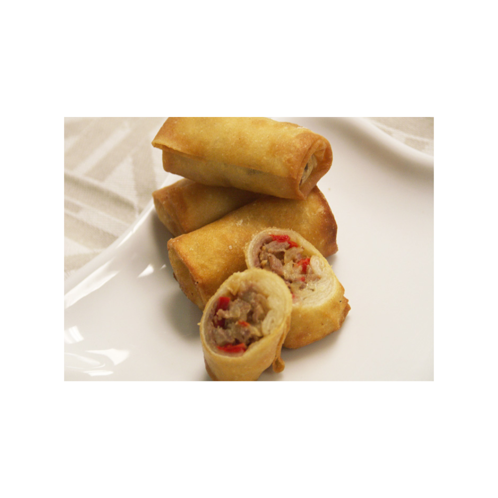 Steak and Cheese Spring Roll