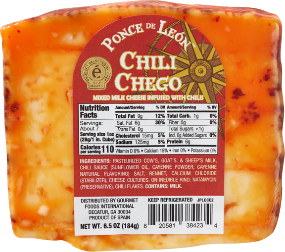 Ponce de Leon Chili Chego Cheese 6.5 oz