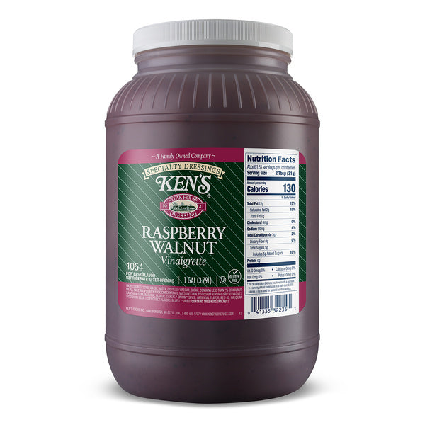 * Raspberry Walnut Vinaigrette Dressing