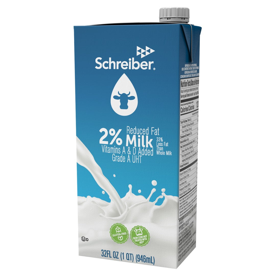 Aseptic 2% Milk Box