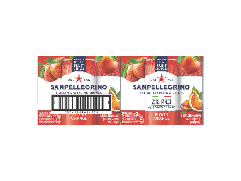 Blood Orange Zero Sleek Can