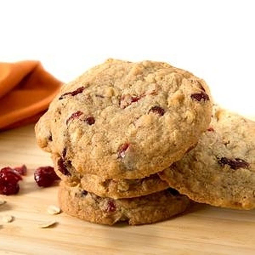 Orange Cranberry Oatmeal Cookie Dough