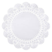 10in White Lace Embossed Doilies