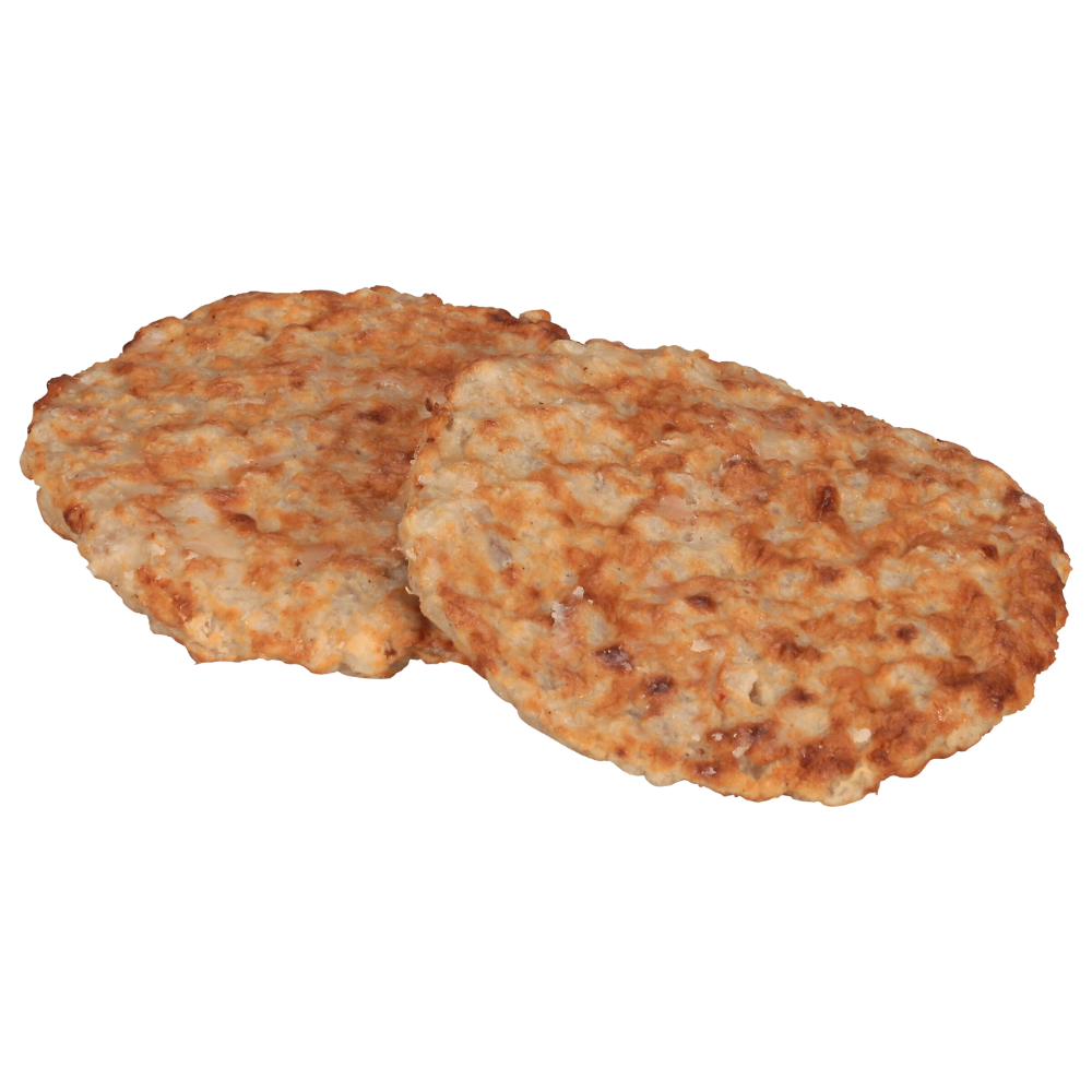 * 1oz Fully cooked Sausage Patty