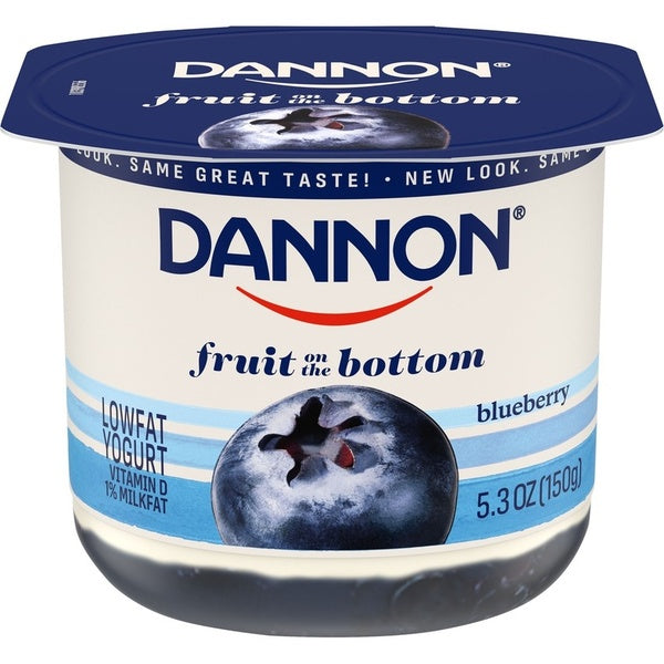 Blueberry Fruit On The Bottom Yogurt