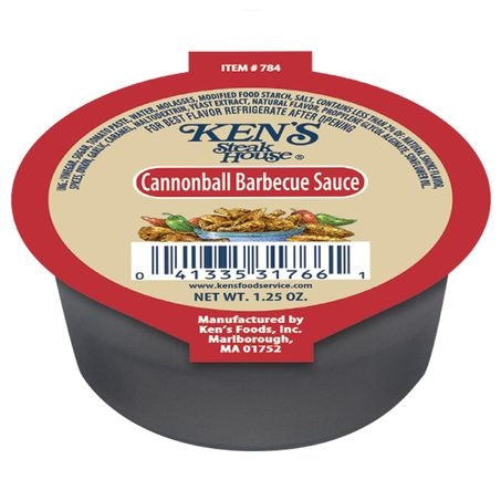 * Cannonball Barbeque Sauce Cups