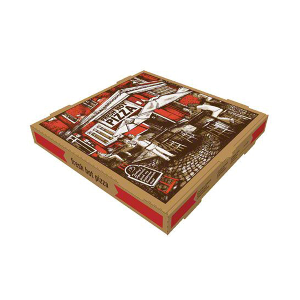 18" Corrugated Brown Pizza Box