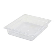 Clear Half Sized Food Pan 2.5 Inch Deep