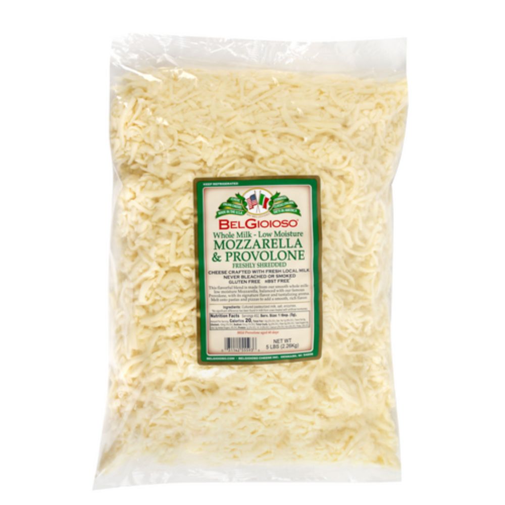 Shredded Blend Mozzarella Provolone Cheese