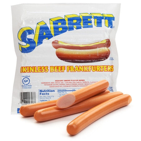 * Skinless All Beef Hot Dogs 743 8:1