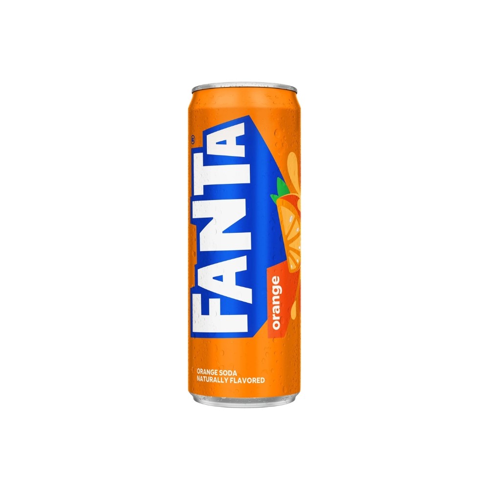 Orange Fanta Slim Can