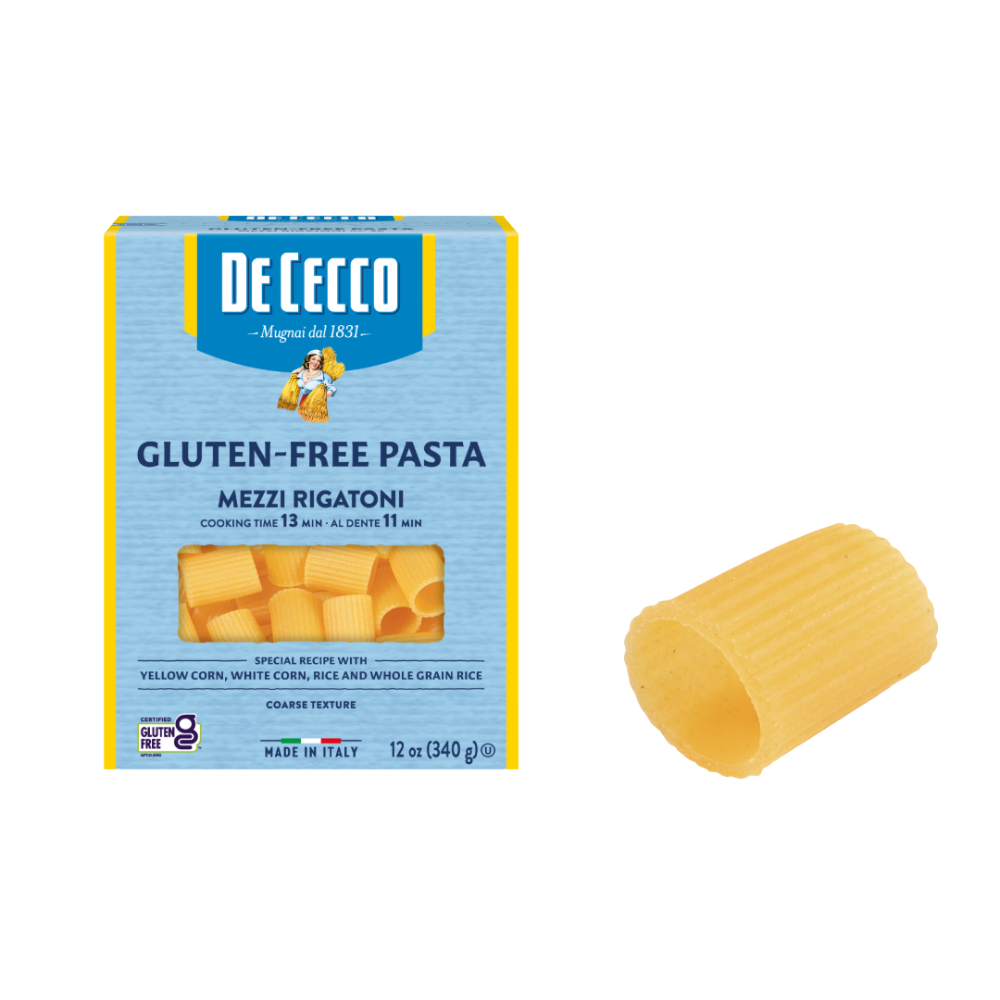 Gluten Free Mezzi Rigatoni Pasta