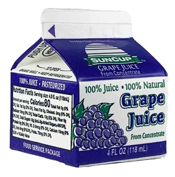 Grape Juice 4oz Carton