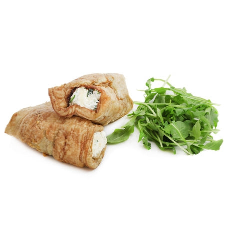 Eggplant Rolls Stuffed with Spinach