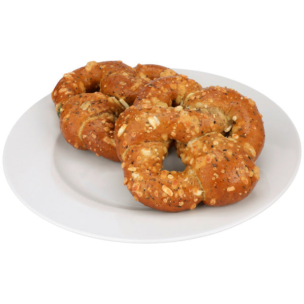 Spinach And Feta Stuffed Pretzel