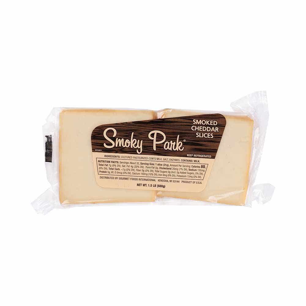 Smoked Natural White Cheddar Slices