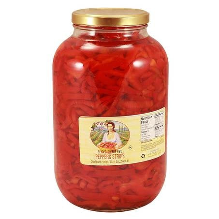 Sweet Red Pepper Strips