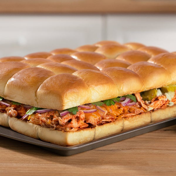 * Sliced Sweet Dinner Slider Roll