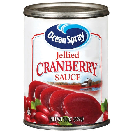 * Jellied Cranberry Sauce