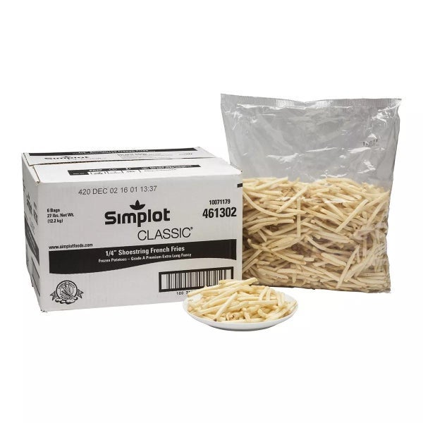 * 1/4 Inch Classic Shoestring Fries