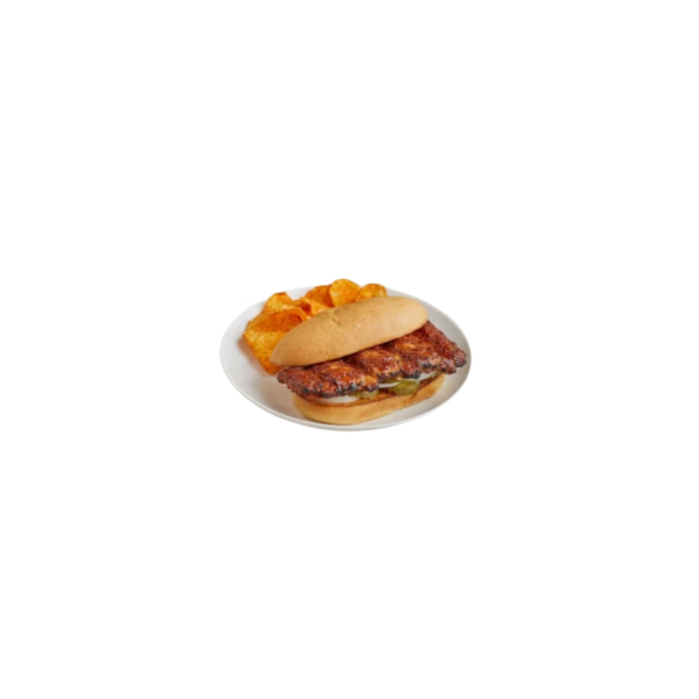 3.25oz Pork Rib Patties With Honey BBQ Sauce