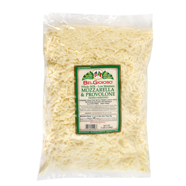 Shredded Blend Mozzarella Provolone Cheese