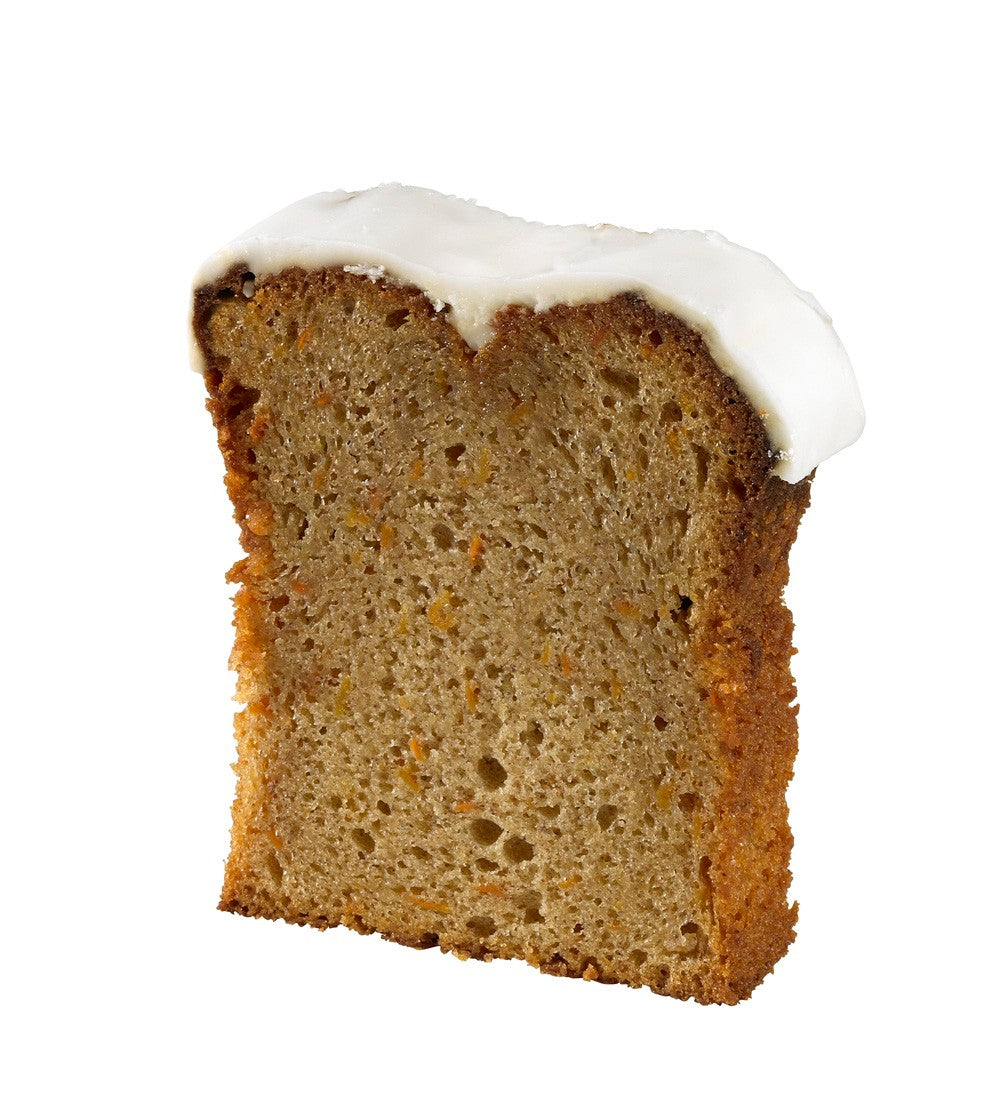 Iced Carrot Yogurt Cake Loaf