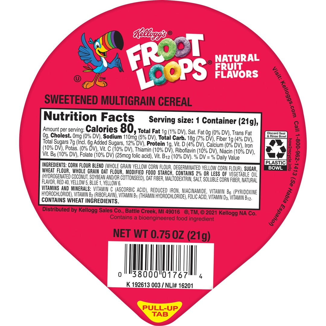 Froot Loops Cereal Bowl